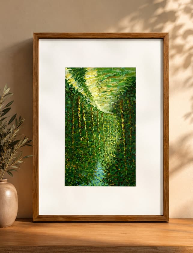 Large raw linen piece