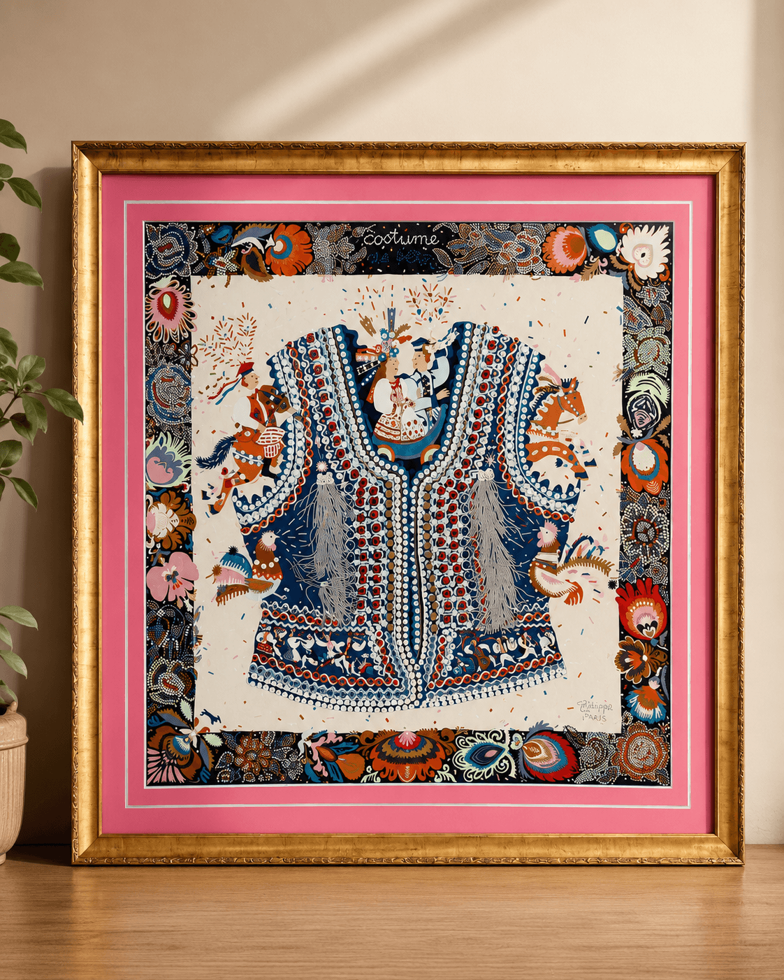 CraftHive custom framing example 1 installed in client home
