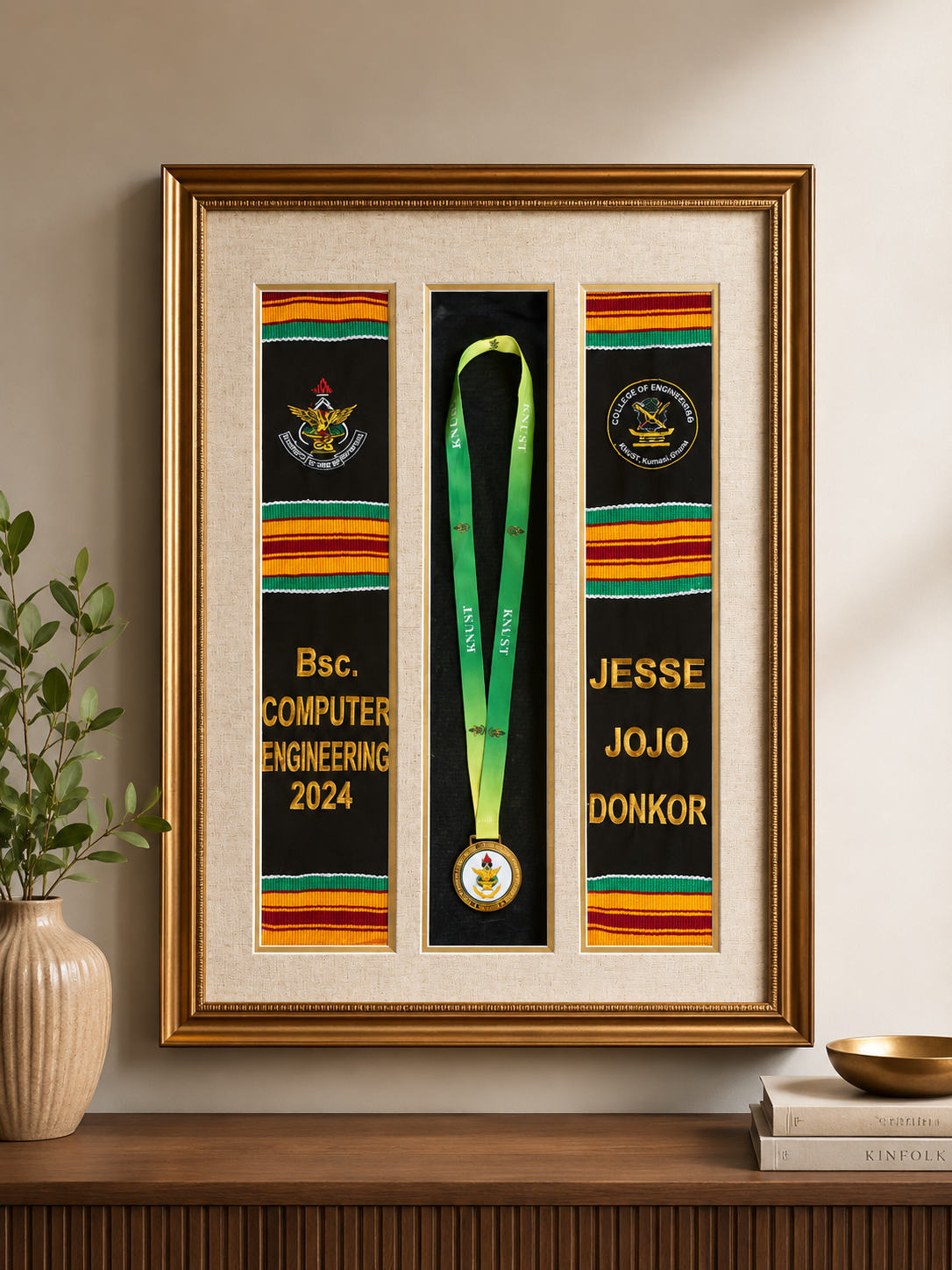 CraftHive custom framing example 6 installed in client home